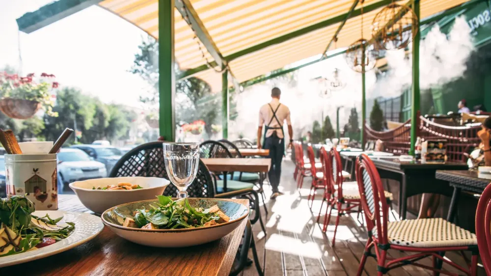 Restaurant terrasse